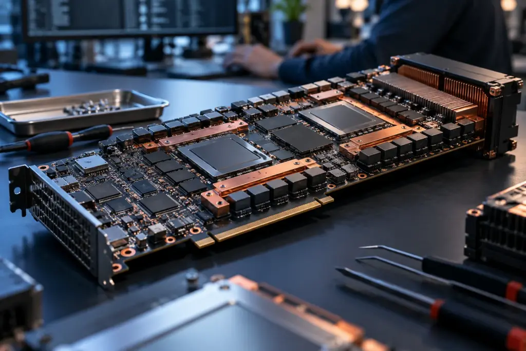 A computing accelerator board