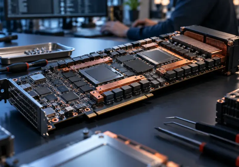 A computing accelerator board