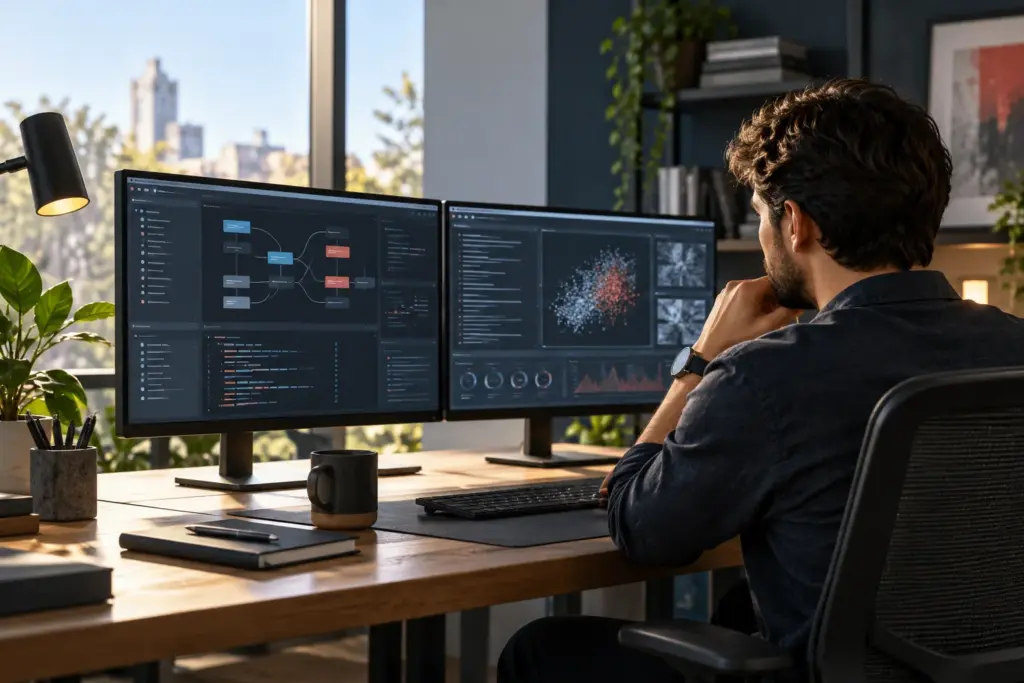 A workstation for technical work